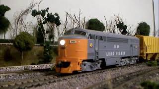 Fairbanks Morse HO scale C Liner Long Island RR 2404 [upl. by Amoreta611]