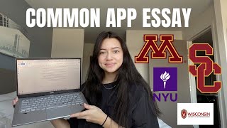 common app essay for NYU USC tips [upl. by Rauscher]