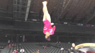 Kyla Ross  Vault Slow Mo  2013 World Championships  Podium Training [upl. by Suiradal]