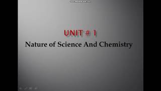 Chemistry  Class 9th  NBF New Book  Unit  1  Full unit notes and FBISE related important topics [upl. by Assek]