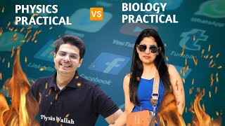 physics practical vs bio practical reproduction physicswallahakakhpandey pwmotivation [upl. by Isdnyl684]