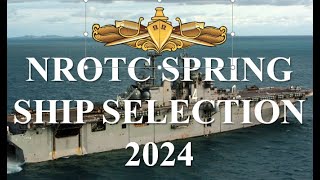 Spring 2024 NROTC Ship Selection Day 2 [upl. by Guyer]