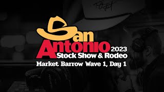 San Antonio Livestock Show 2023  Market Barrow Wave 1 Day 1 [upl. by Assenyl]