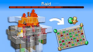 Minecraft 121 Best Raid Farm  17000  Items Per Hour [upl. by Uolymme]