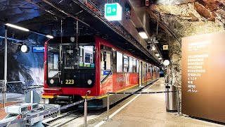 🇨🇭Incredible Riding the Europes Highest Railway Jungfraubahn  Grindelwald→Jungfraujoch [upl. by Idel]