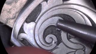 Engraving Scrollwork  Start to Finish by Sam Alfano [upl. by Anirbes]