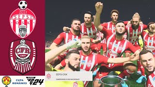 ACS SEPSI OSK  UNIVERSITATEA CLUJ  FINAL CUPA ROMÂNIEI 2023  EA SPORTS FC™ 24 [upl. by Eiba]