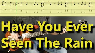 CCR  Have You Ever Seen The Rain Bass cover with TAB [upl. by Darleen]