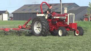 FARMALL 1206 dennis van der weerd ijsselmuiden is making hay [upl. by Ettari]