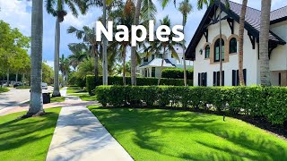 Walking around Naples Florida Naples Beach [upl. by Gessner164]