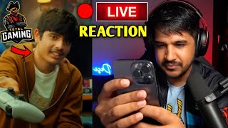 Desi Gamers AmitBhai LIVE🔴 Reaction on AJJUBHAI FACE REVEAL  Total Gaming Face Reveal [upl. by Cadmann]