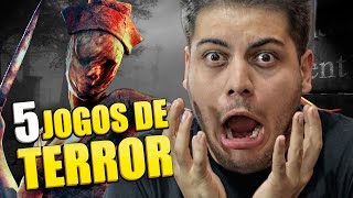 Top 5  Jogos de terror mais assustadores do mundo [upl. by Bakeman731]