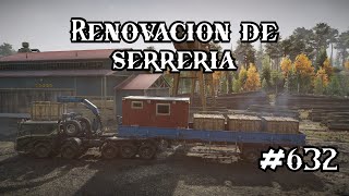 Renovación de serrería  SnowRunner T1 632 [upl. by Pussej53]