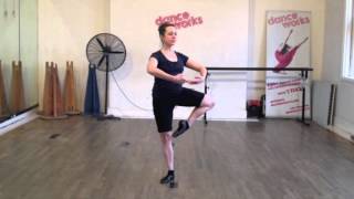 4 Arabesques Positions Vaganova system ballet class tutorial beginner level [upl. by Curson418]