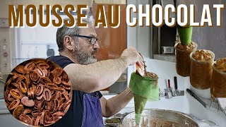 Recette MOUSSE AU CHOCOLAT AÉRIENNE par le Chef Cyril Nitard [upl. by Steele]