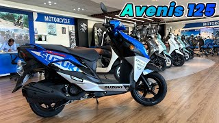 Suzuki Avenis 125 New Model 2024 Review  New Colors New Look [upl. by Illyes]