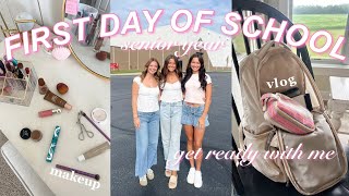 FIRST DAY OF HIGH SCHOOL GRWM  VLOG  senior year [upl. by Haelam569]