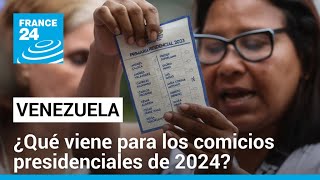 El futuro electoral de Venezuela la incógnita ante las presidenciales de 2024 [upl. by Daren]