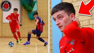 I Played in a PRO FUTSAL MATCH amp Everything Went WRONG Football Skills amp Goals [upl. by Ahtnams]