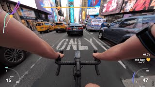 cycling through central park amp times square [upl. by Notgnimer]