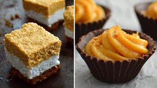 3 Vegan Fall Desserts  No Bake Holiday [upl. by Negem]