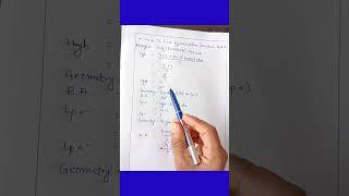 Trick to find out hybridization structure and bonding in ammonia [upl. by Halil]