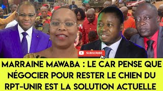 MARRAINE MAWABA faure ne partira pas de son gré sauf une grde révolution populaire pourra le dégag [upl. by Rakso530]