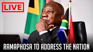 WATCH LIVE  Ramaphosa to Address Nation [upl. by Maleki]