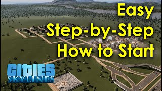 Beginners Guide To How To Start in 2024 Cities Skylines for New Players [upl. by Gasser]