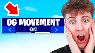 OG Fortnite Movement is Back [upl. by Twedy820]