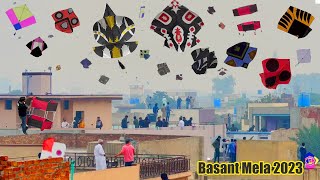 Basant Festival 2023 Highlights  Patangbazi  Big Kites  Kite Fight  GolgappaY Kites [upl. by Engamrahc859]