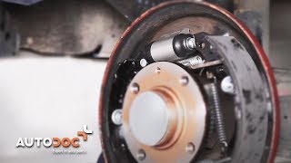 Wie VW LUPO Radbremszylinder hinten wechseln TUTORIAL  AUTODOC [upl. by Mcmahon67]