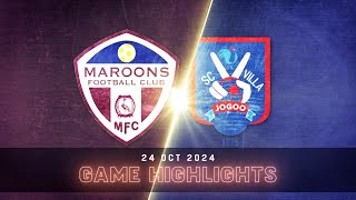 EXTENDED HIGHLIGHTS  Maroons FC 11 SC Villa Jogoo  StarTimes UPL MD6 2425 [upl. by Hermann]