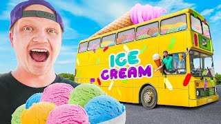 I Opened Worlds Biggest Ice Cream Truck [upl. by Ecylla]