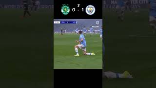 Sporting vs Manchester 🥵🥶 City⚡ football shortvideo viralvideo 🥵🤯⚡🥶footmood [upl. by Scharff]