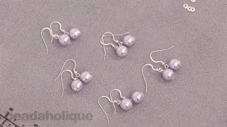 How to Make 5 Pairs of Bridesmaids Earrings for Under 20 [upl. by Llenral17]