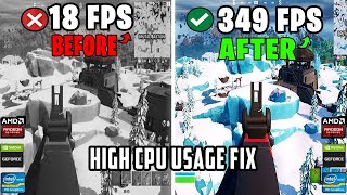 Fix Low GPU Usage in Fortnite Boost Performance and CPU Usage [upl. by Baerman]