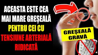 5 GREȘELI pe care persoanele cu TENSIUNE ARTERIALĂ RIDICATĂ nu ar trebui să le facă NICIODATĂ [upl. by Alol]