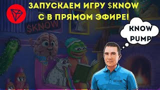 Запускаем игру от мемкоина KNOW в прямом эфире [upl. by Onafets]