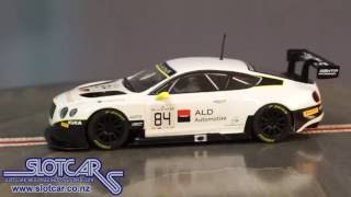 Scalextric Slot Car Bentley Continental GT3 84 Slotcar C3714 [upl. by Cherye942]