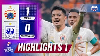 HIGHLIGHTS PERSIJA JAKARTA VS PSIS SEMARANG  BABAK 1 RCTI PREMIUM SPORTS DURBU SERUMPUN 2024 [upl. by Aitret]