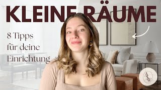 8 Tipps zum EINRICHTEN kleiner RÄUME ✅ [upl. by Anib623]