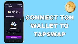 How to Connect Tapswap To Tonkeeper [upl. by Rycca]