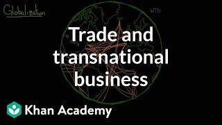 Globalization trade and transnational corporations  Society and Culture  MCAT  Khan Academy [upl. by Moskow271]