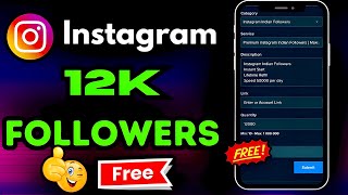 12K Followers  Instagram par follower kaise badhaye  Instagram followers kaise badhaye full trick [upl. by Neetsyrk]