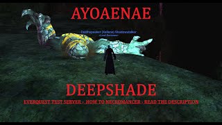 Night of Shadows  Ayoaenae  Deepshade T2  How to EverQuest Necromancer [upl. by Mozza]