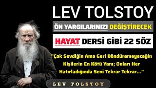 TOLSTOY SÖZLERİ  BU VİDEO BAKIŞ AÇINIZI DEĞİŞTİRECEK  Motivasyon İlham Alıntılar Hikayeleri [upl. by Peoples]