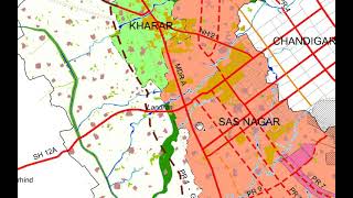 GMADA Regional Plan Chandigarh Area  SAS Nagar Mohali in Hindi [upl. by Anerat]