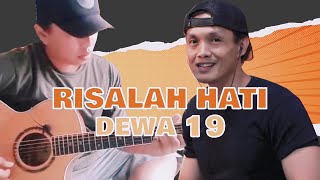 Risalah Hati  Dewa19 acoustic cover feat AlipBaTa [upl. by Halilad]