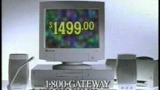 Gateway 2000 computer allin for 1499 commercial 1997 [upl. by Brott278]